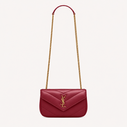 Saint Laurent Sac Loulou Mini Rouge