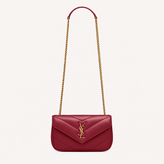 Saint Laurent Sac Loulou Mini Rouge