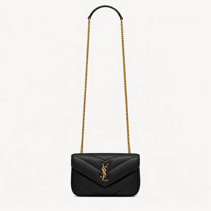 Saint Laurent Sac Loulou Mini Noir