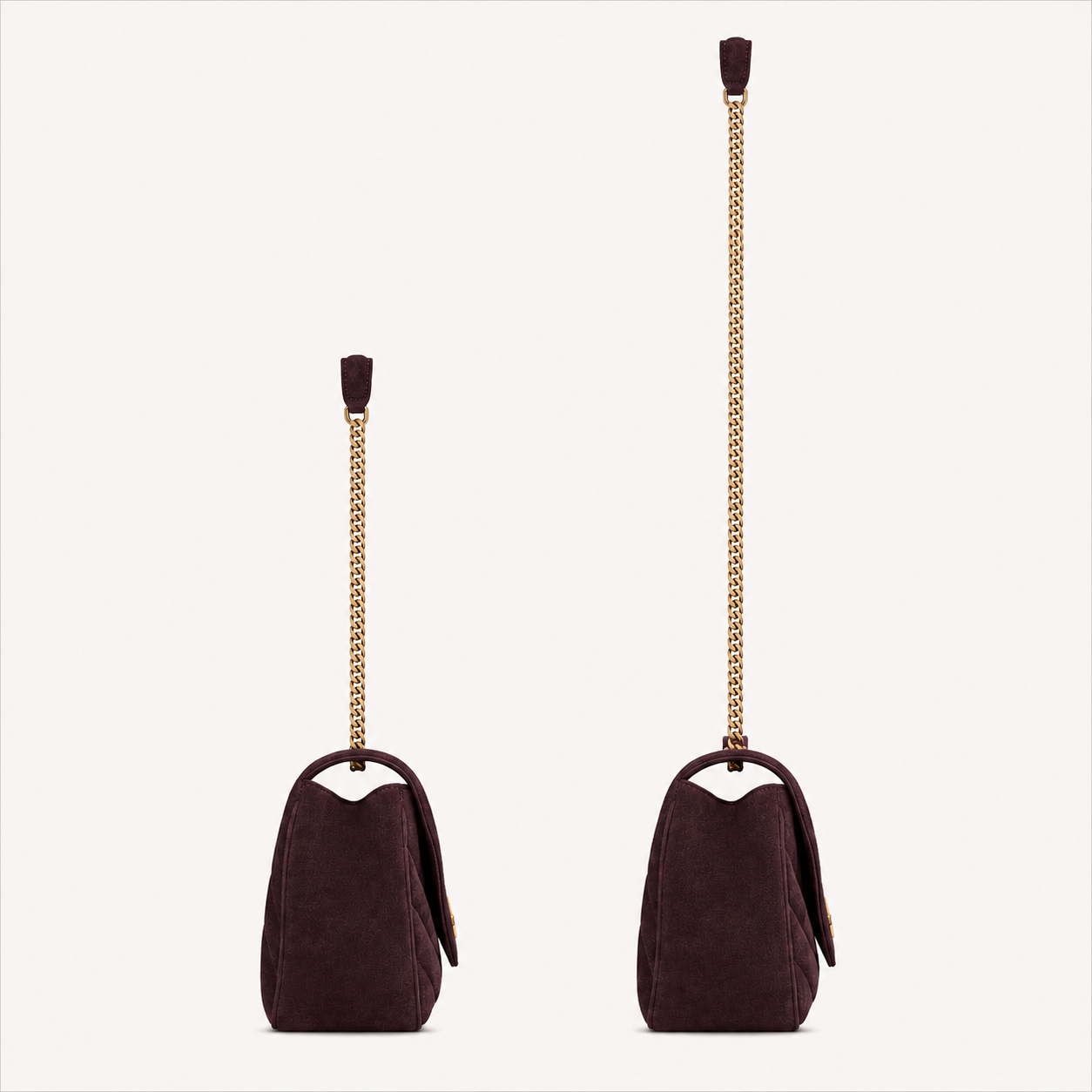 Saint Laurent Sac Loulou Small Matelassé Noir