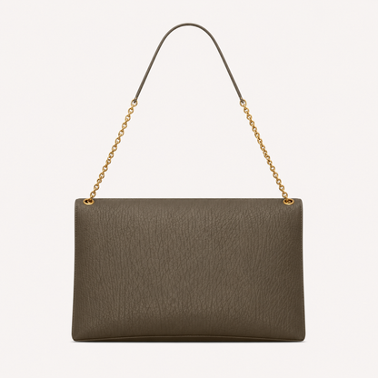Saint Laurent Sac Cassandre Large à Chaîne Kaki