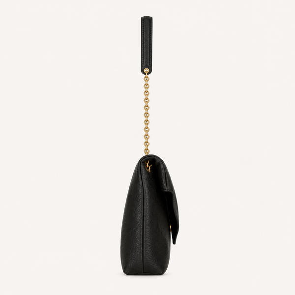 Saint Laurent Sac Cassandre Large à Chaîne Noir