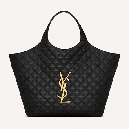 Saint Laurent Sac Icare Medium Nappa Matelassé Noir