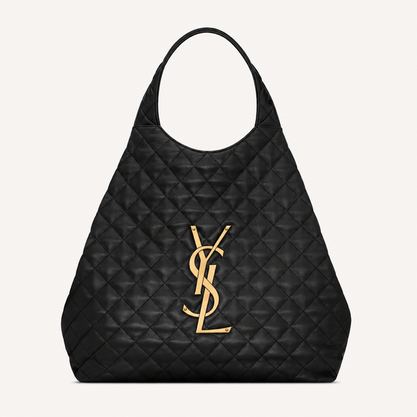 Saint Laurent Sac Icare Medium Nappa Matelassé Noir