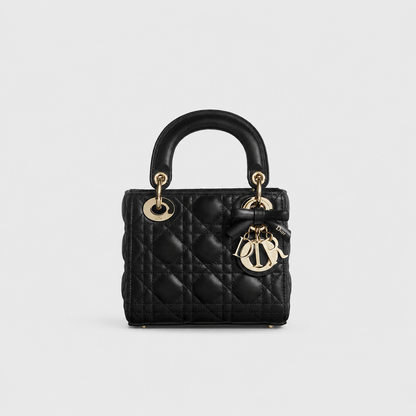 Dior Sac Lady Noir Mini à chaîne