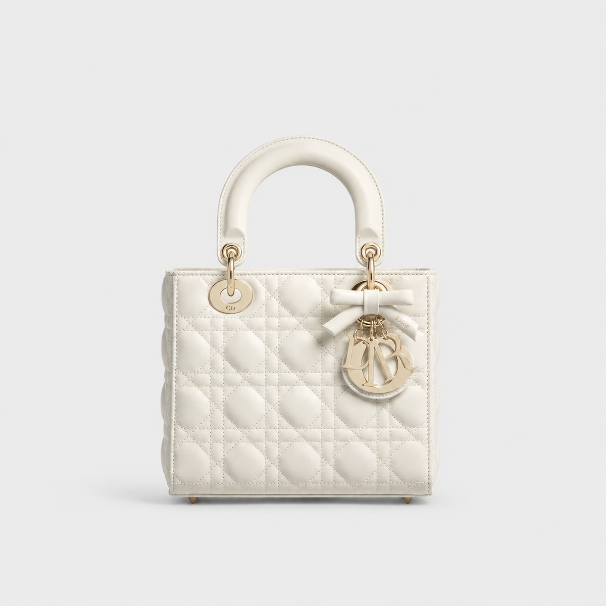 Dior Sac Lady Small Blanc à bandoulière