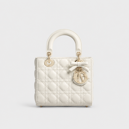 Dior Sac Lady Small Blanc à bandoulière