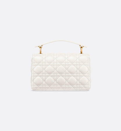 Dior Sac Top Handle Jolie Small Blanc