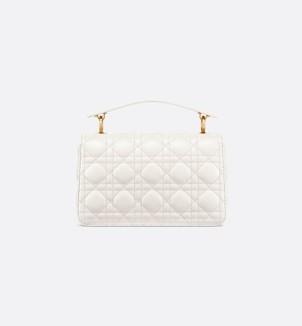 Dior Sac Top Handle Jolie Small Blanc