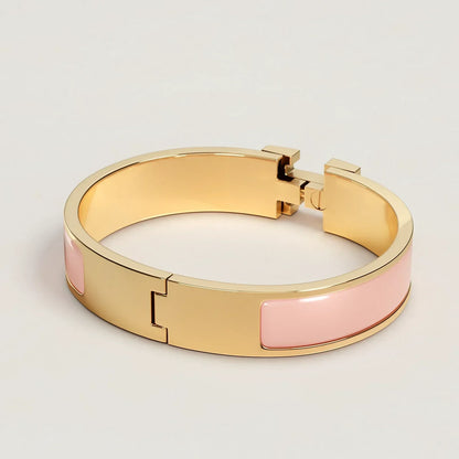 Hermès - Bracelet Clic H rose
