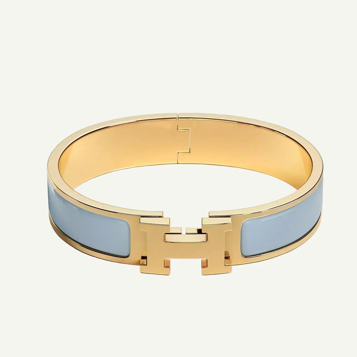 Hermès - Clic H Bracelet Sky Blue