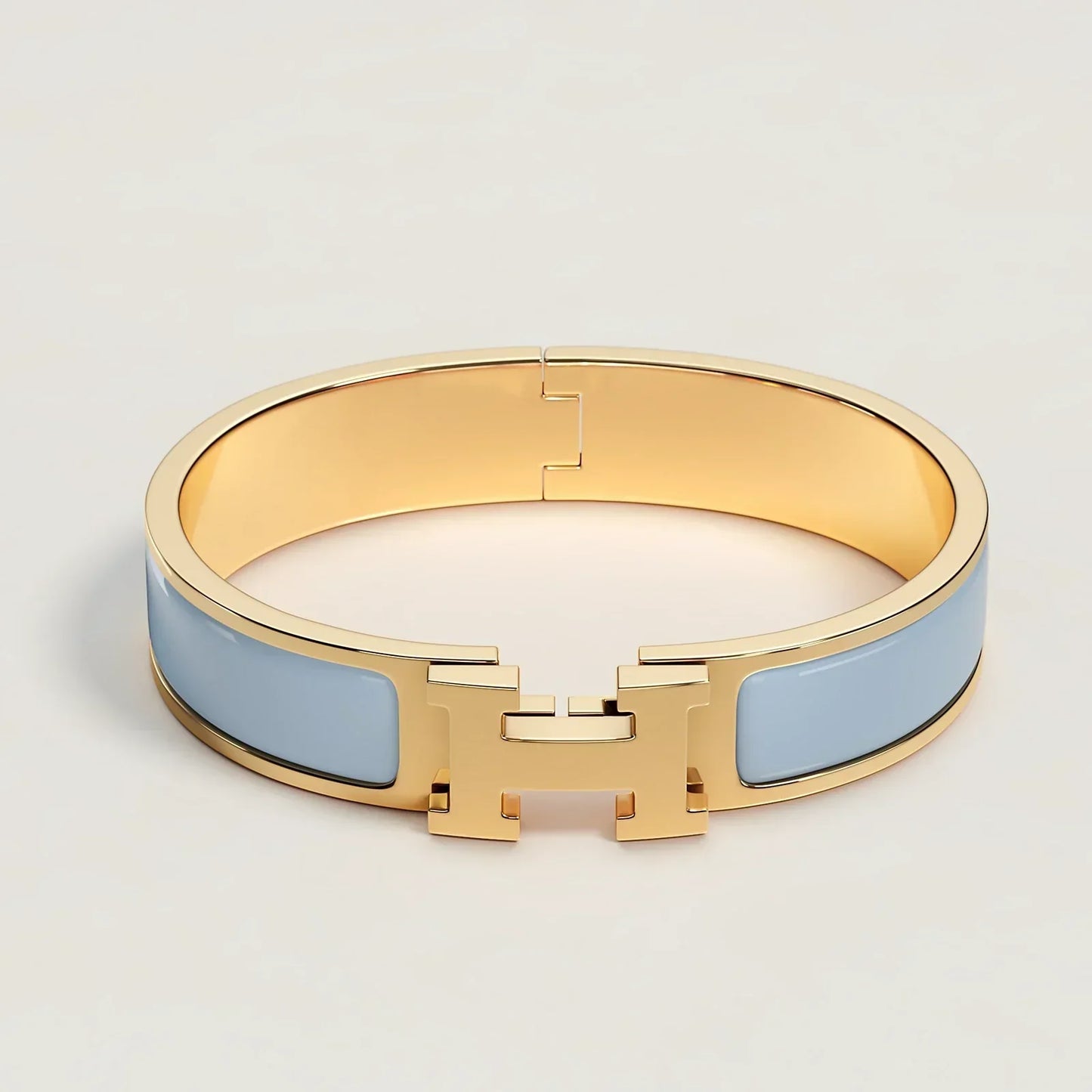 Hermès - Bracelet Clic H Bleu Ciel