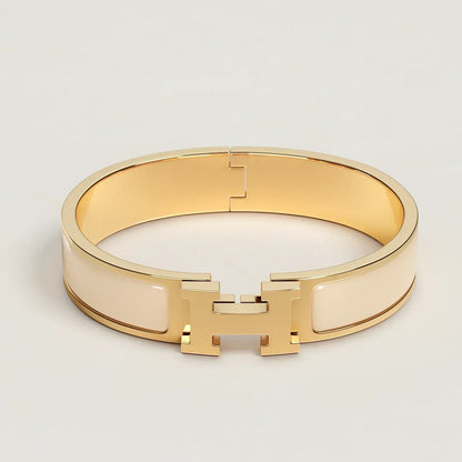 Hermès - Bracelet Clic H Crème