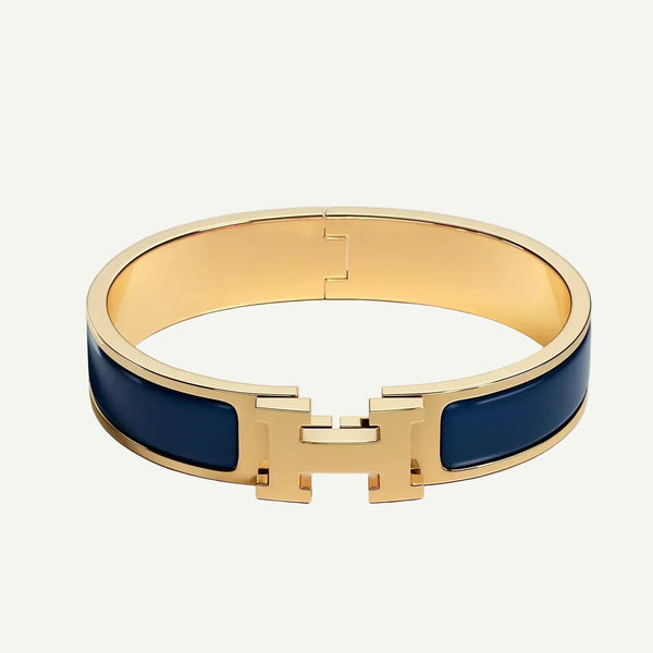 Hermès - Clic H Bracelet Ultramarine