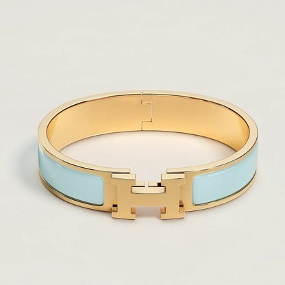 Hermès - Bracelet Clic H Bleu Polaire