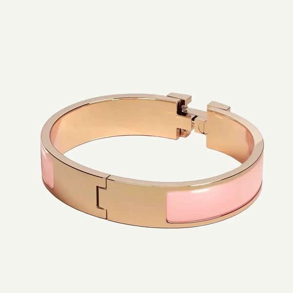 Hermès - Clic H Bracelet Rose Candeur Rose Gold