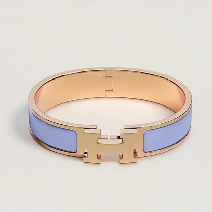 Hermès - Bracelet Clic H Parme Or rose