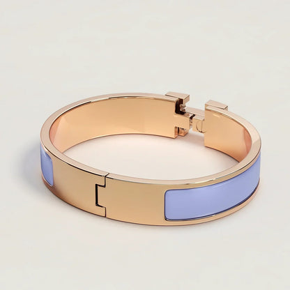 Hermès - Bracelet Clic H Parme Or rose