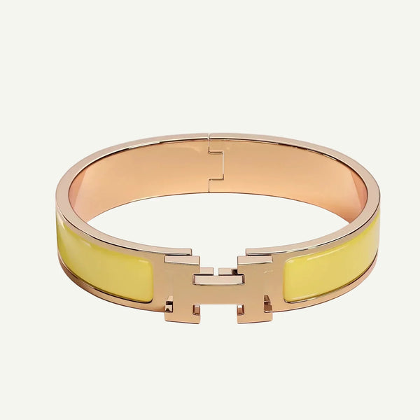 Hermès - Clic H Bracelet Yellow Rose Gold