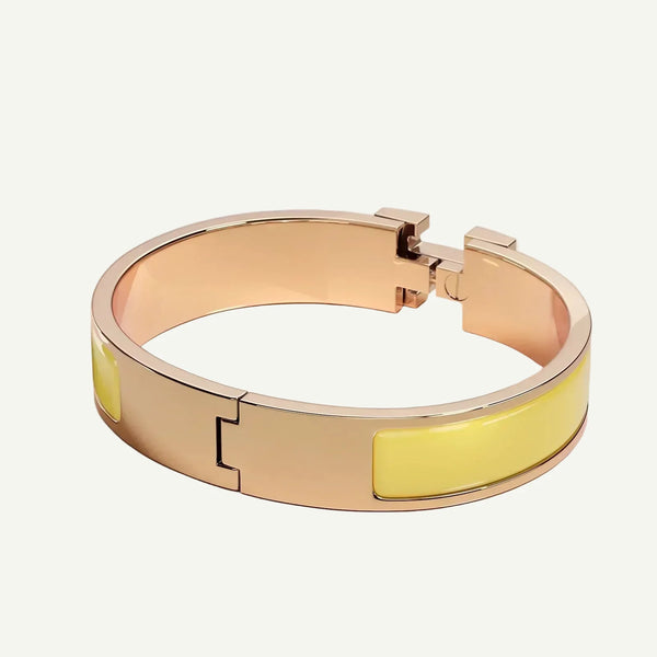 Hermès - Clic H Bracelet Yellow Rose Gold