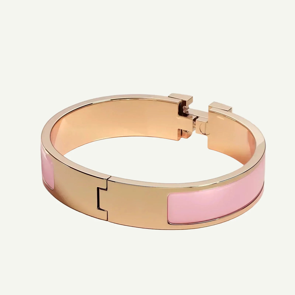 Hermès - Clic H Bracelet Rose Fever Rose Gold
