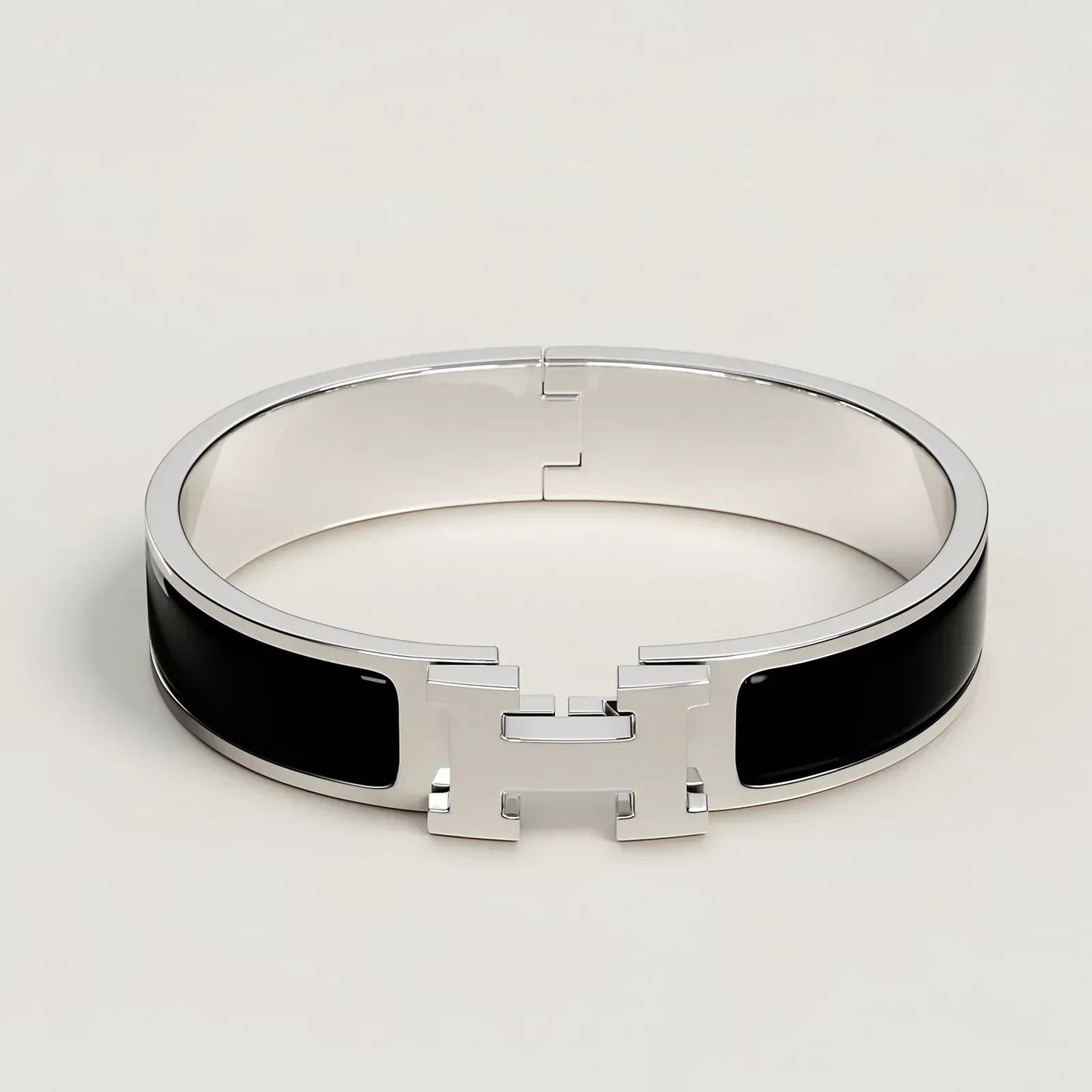 Hermès -  Clic H Bracelet Noir