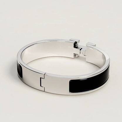 Hermès -  Clic H Bracelet Noir