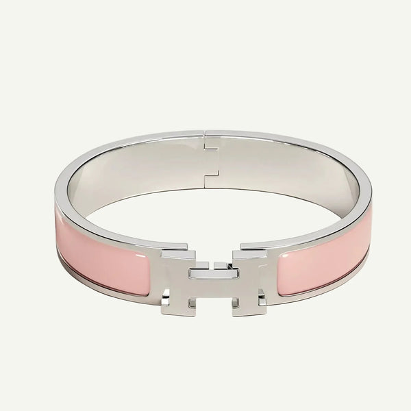Hermès - Clic H Bracelet Candor Pink