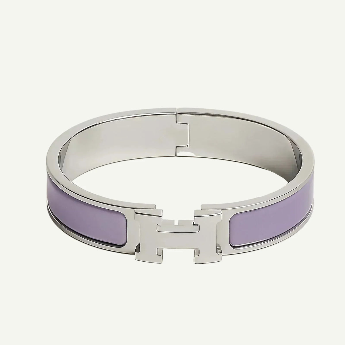 Hermès - Clic H Bracelet Lilac