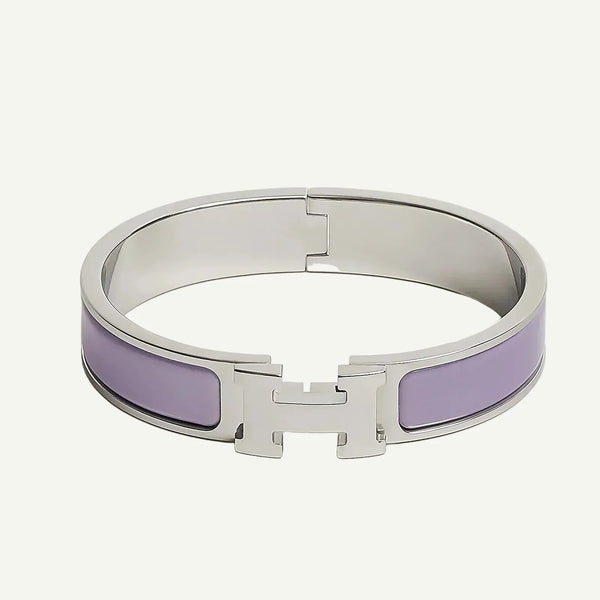 Hermès - Clic H Bracelet Lilac