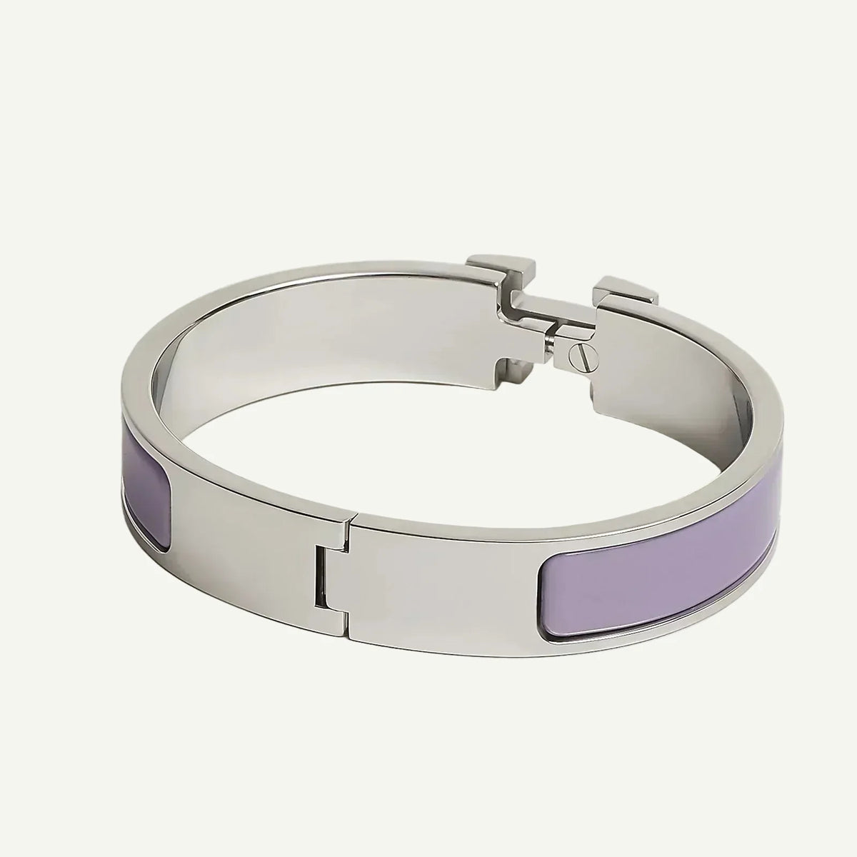 Hermès - Clic H Bracelet Lilac