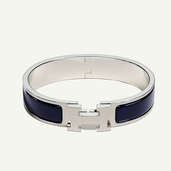 Hermès - Clic H Bracelet Abyss Blue
