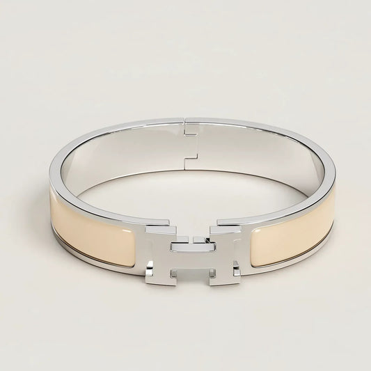 Hermès -  Clic H Bracelet Crème