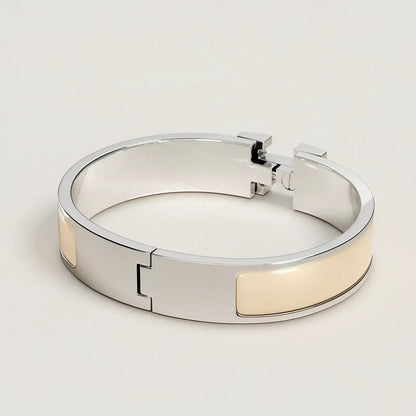 Hermès -  Clic H Bracelet Crème