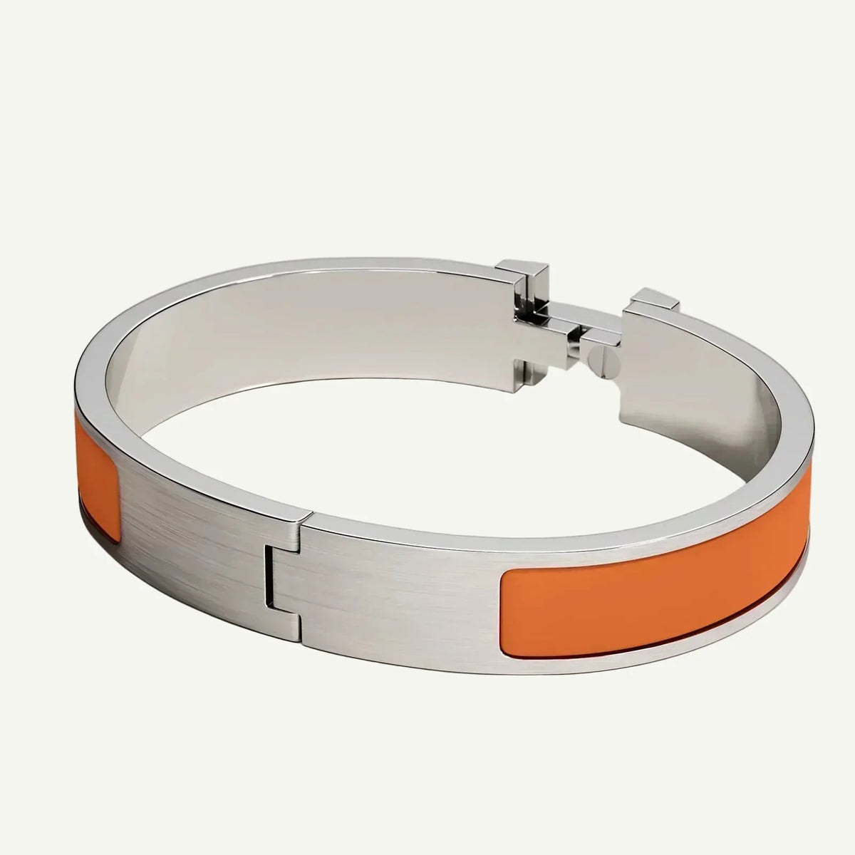 Hermès - Clic HH Bracelet Matte Fire Orange