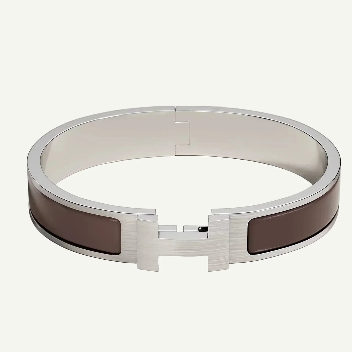Hermès - Clic HH Bracelet Matte Cocoa