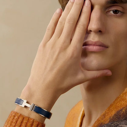 Hermès - Bracelet Clic HH Ultramarine Mat