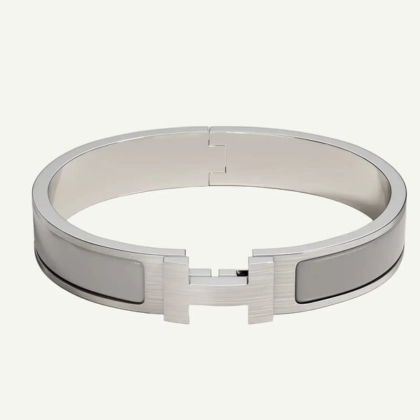 Hermès - Clic HH Bracelet Matte Light Gray