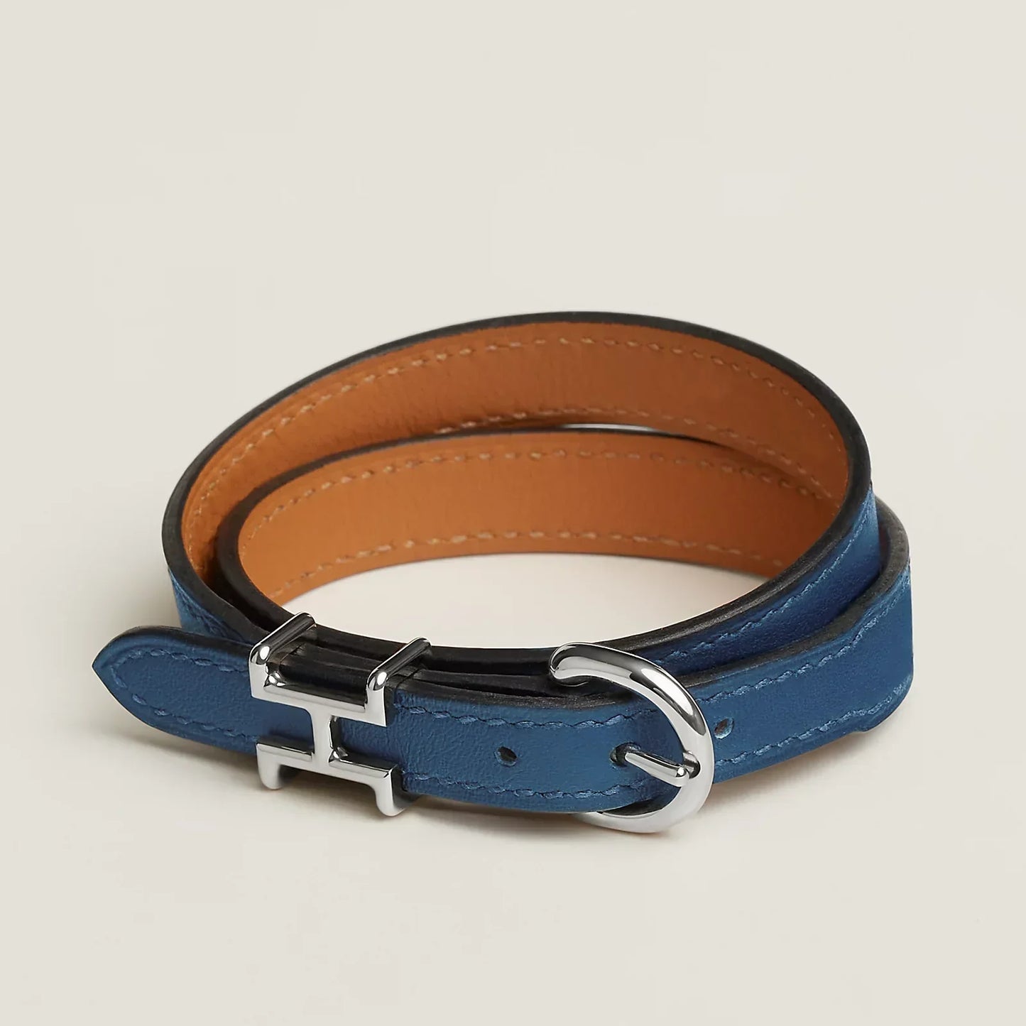 Hermès - Bracelet Trench Bleu Tie