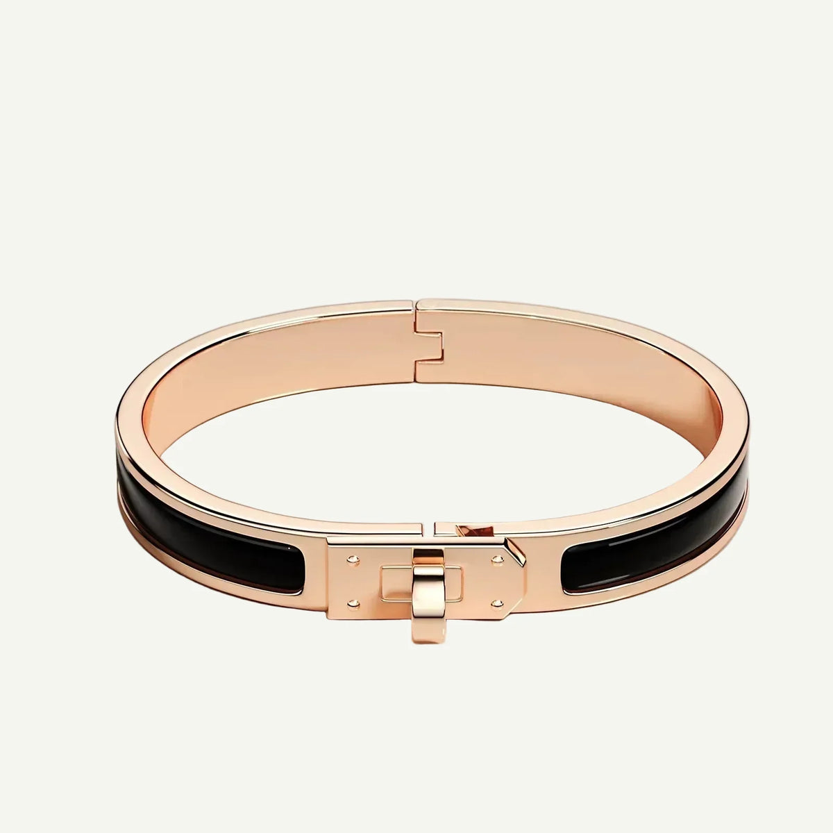 Hermès - Mini Clic Kelly Bracelet Black