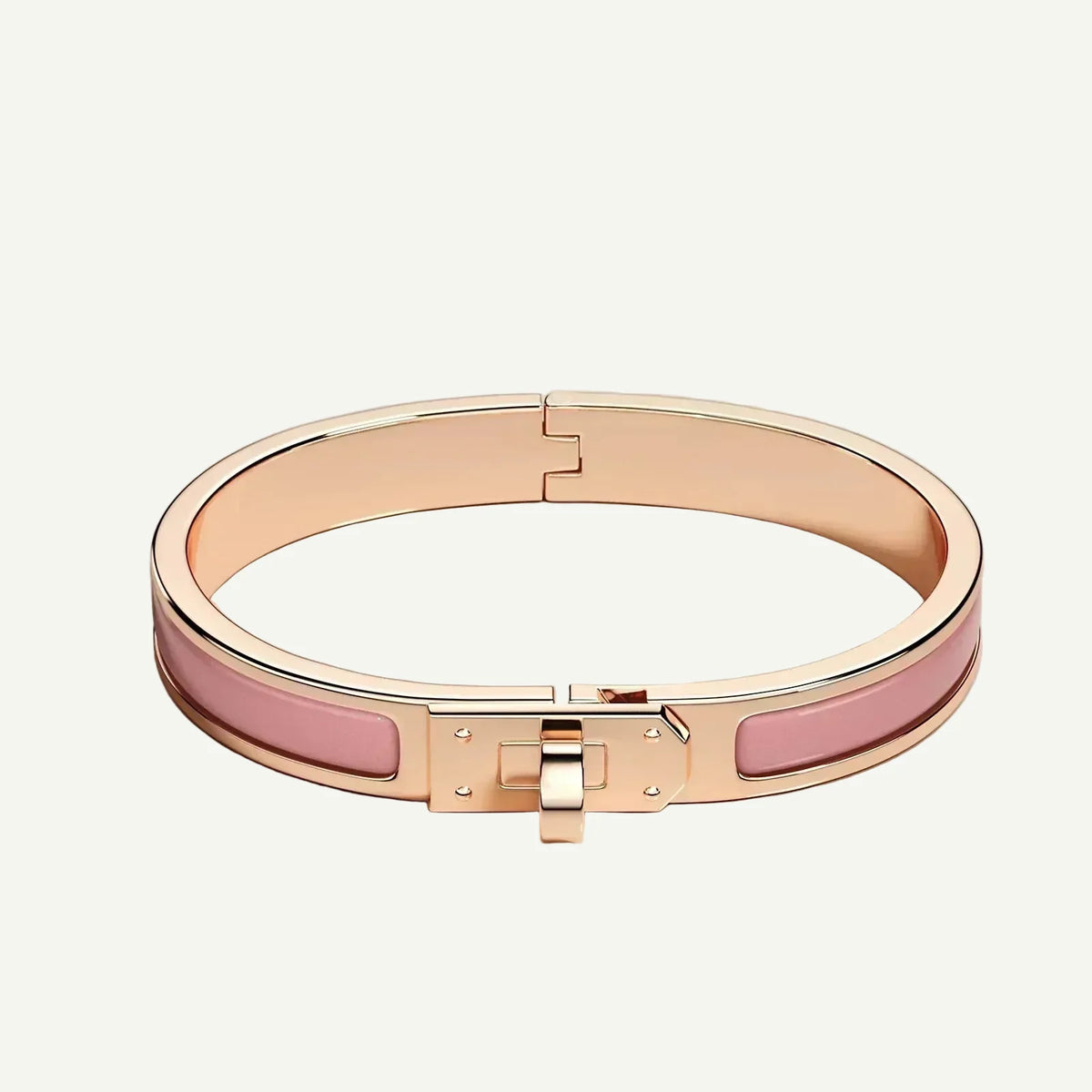 Hermès - Mini Clic Kelly Bracelet Rose Beauté