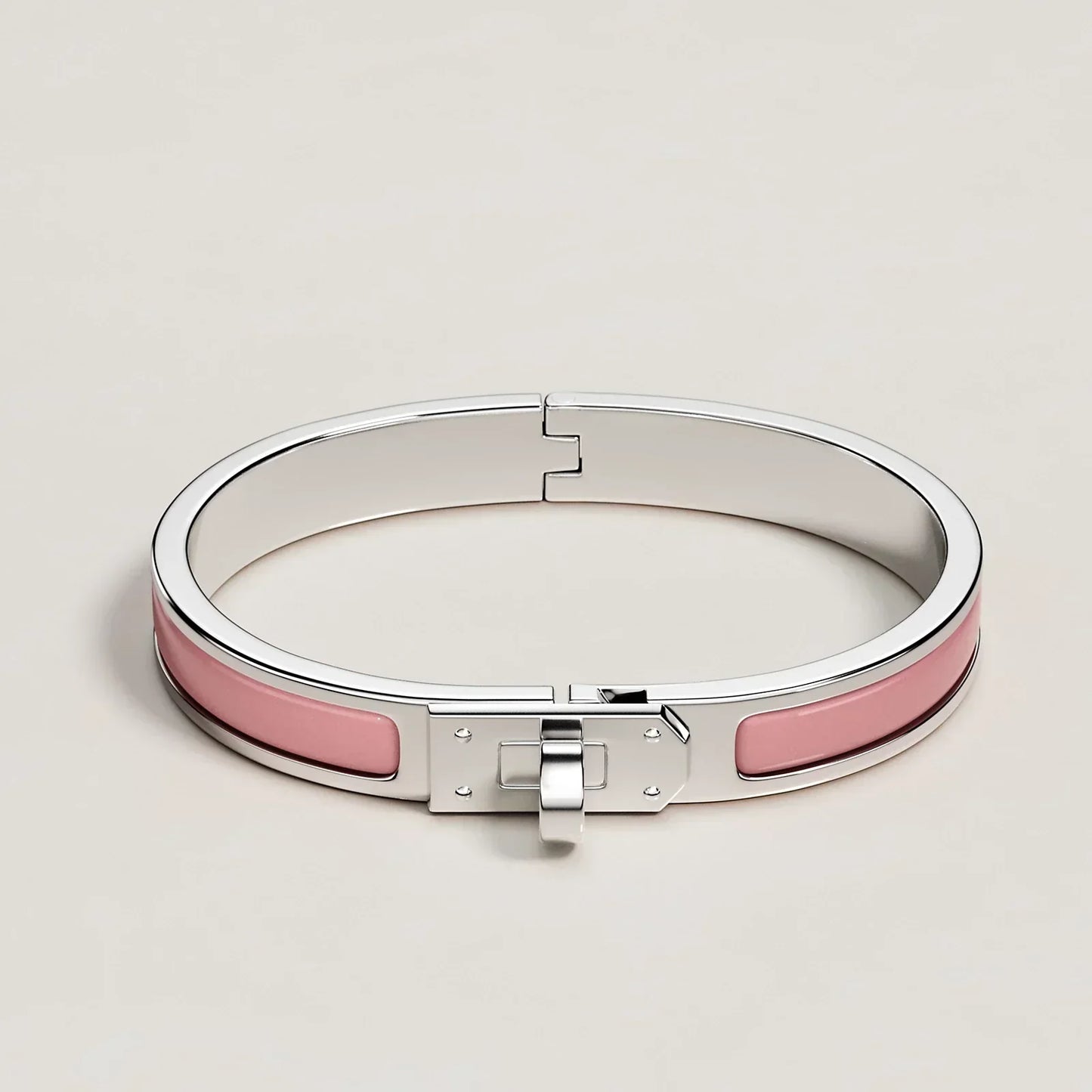 Hermès - Bracelet Mini Clic Kelly Rose Beauté 2