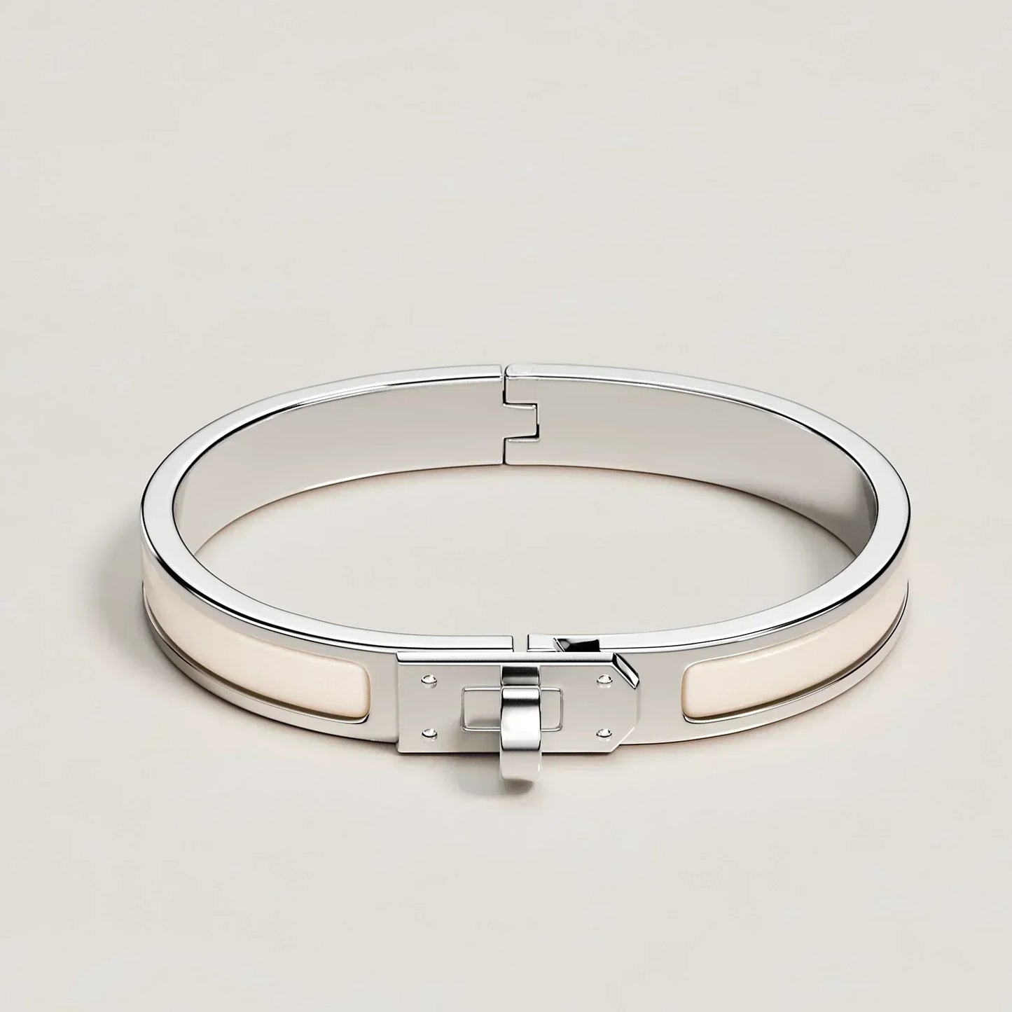 Hermès - Bracelet Mini Clic Kelly Crème 2