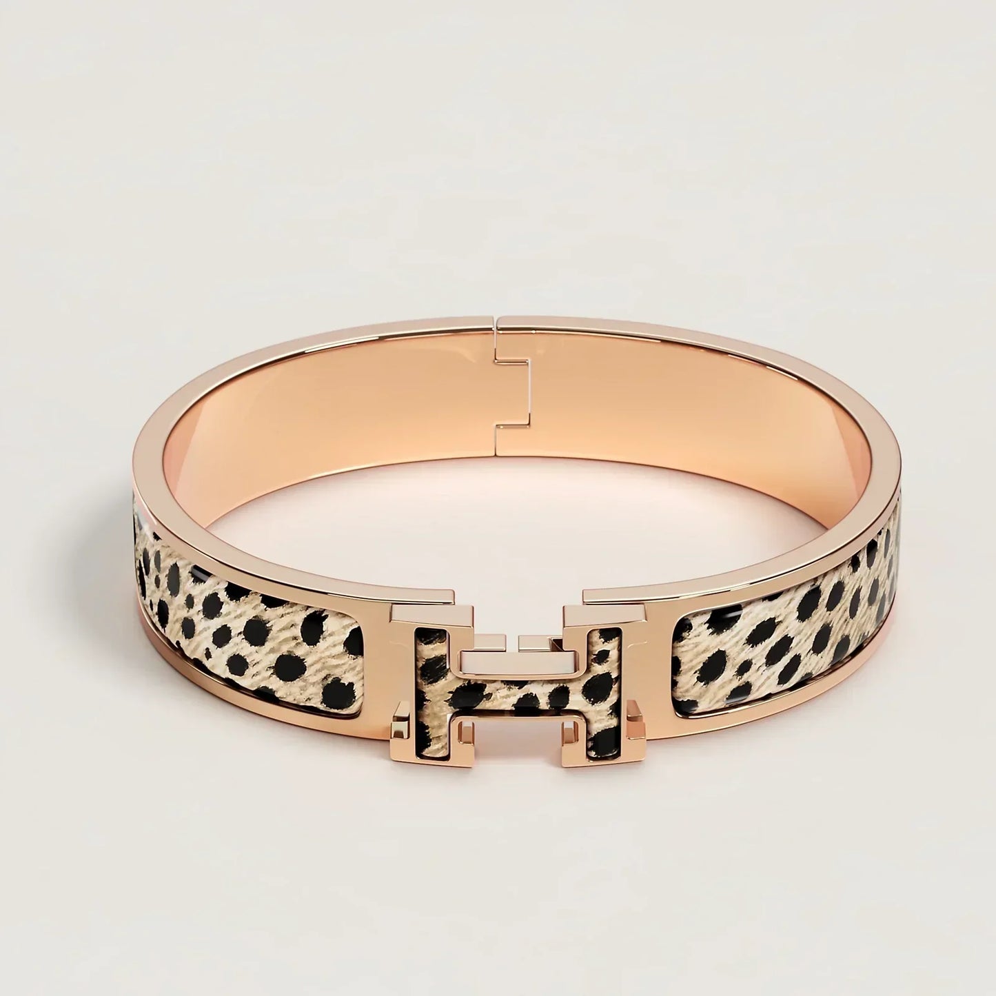 Hermès - Bracelet Clic H Acinonyx Jubatus