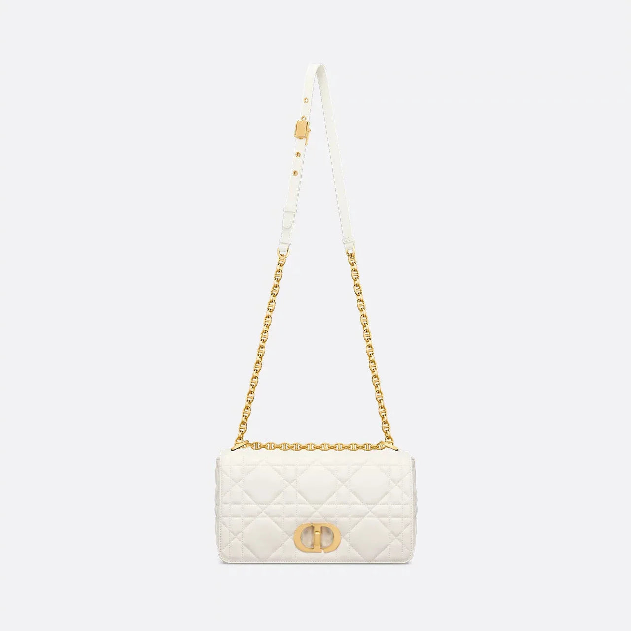 Dior Sac Soft Dior Caro Medium Blanc