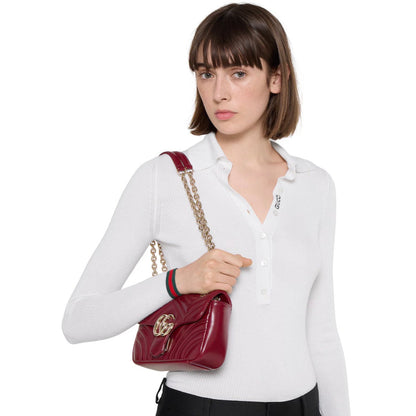 Gucci Sac à Épaule GG Marmont Petit Format