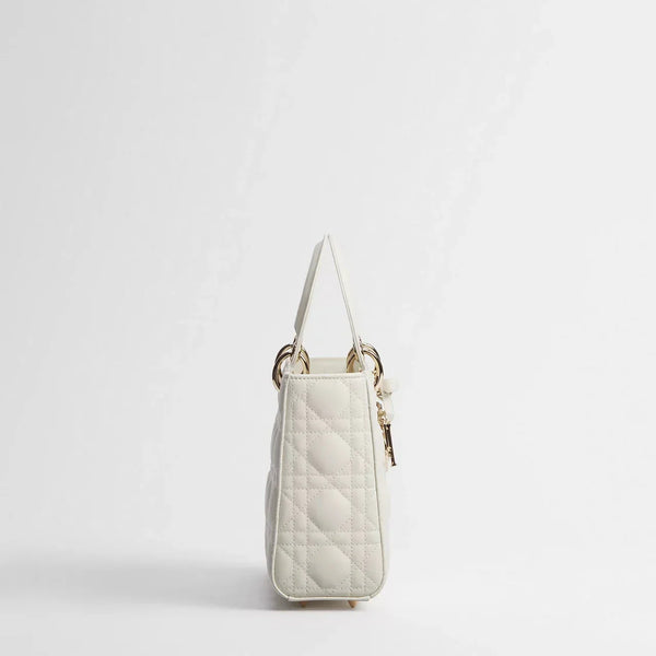 Dior Sac Lady Small Blanc à bandoulière