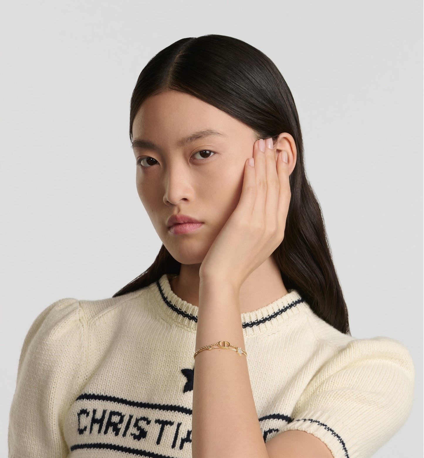 Dior - Bracelet double Petit CD Dorée