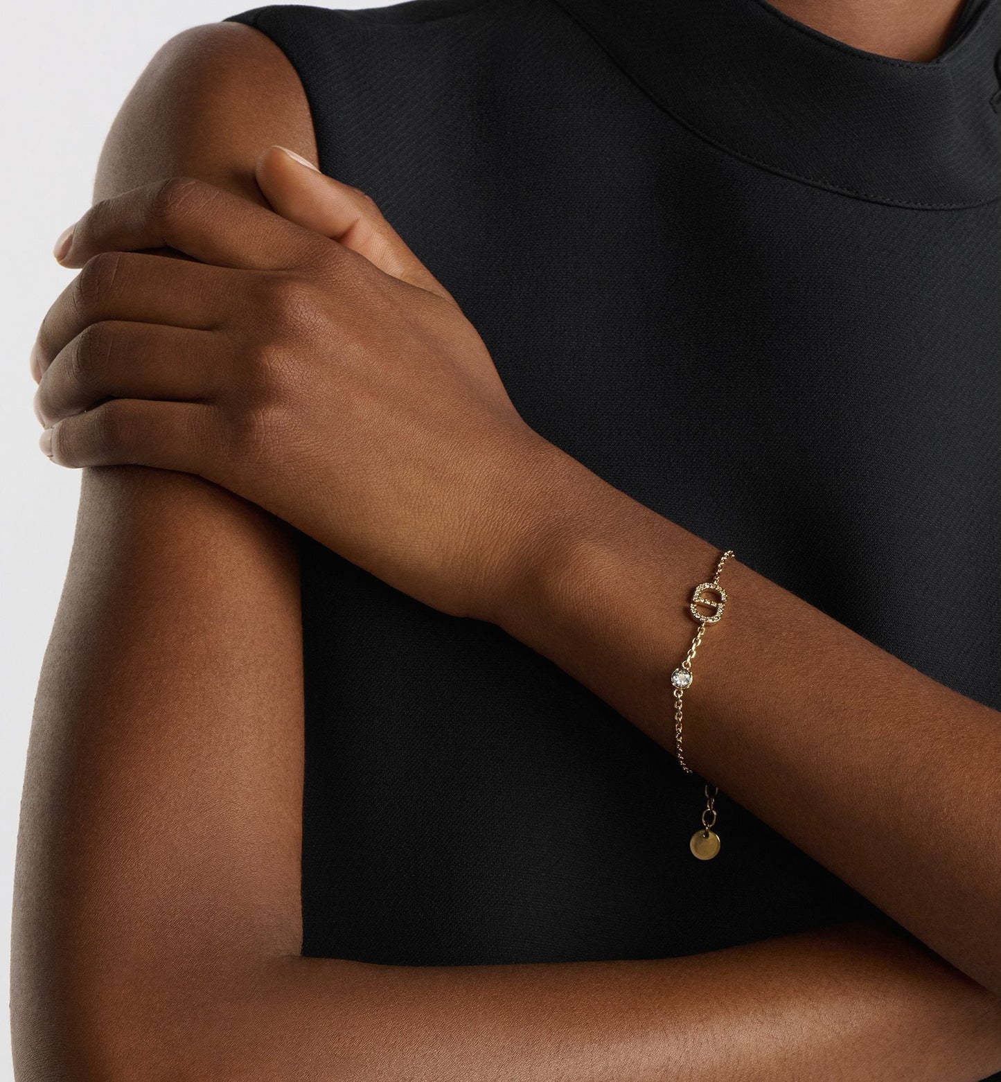 Dior - Bracelet Petit CD Dorée