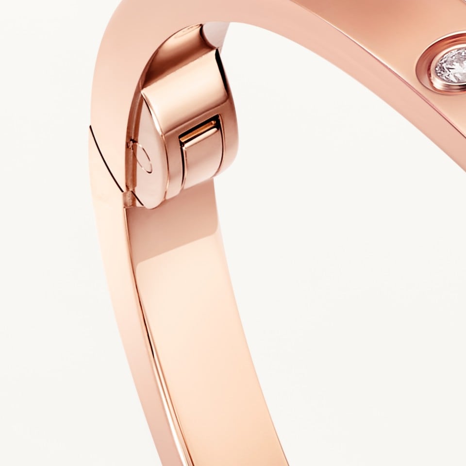 Cartier - Bracelet Love, 10 diamants Or Rose